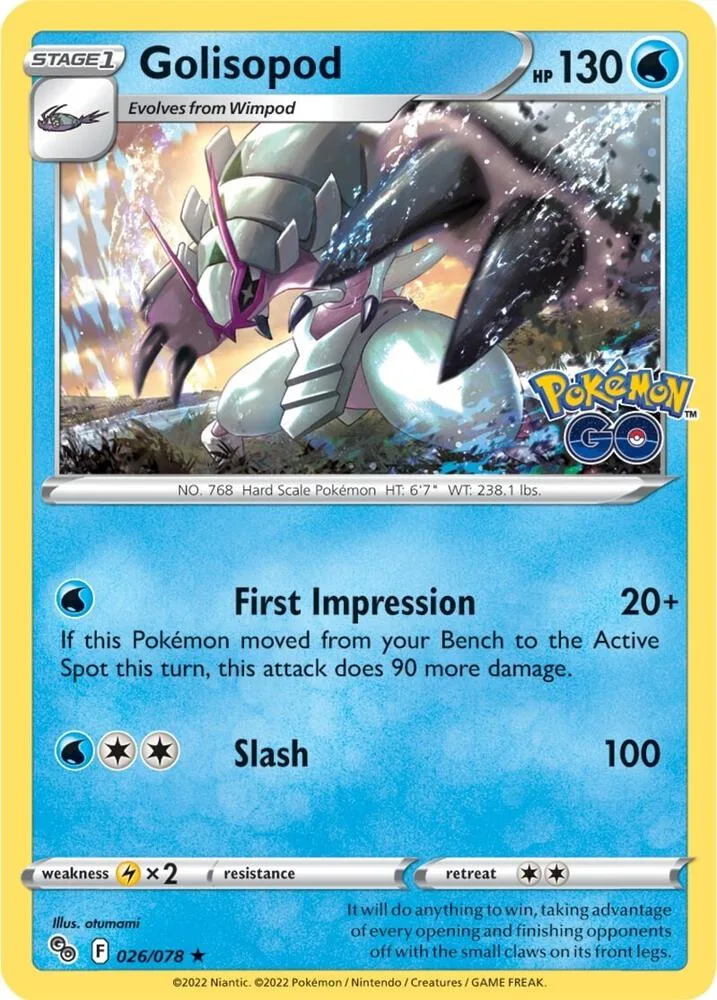 Golisopod card front