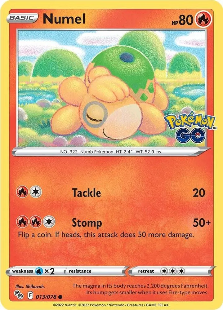 Numel card front