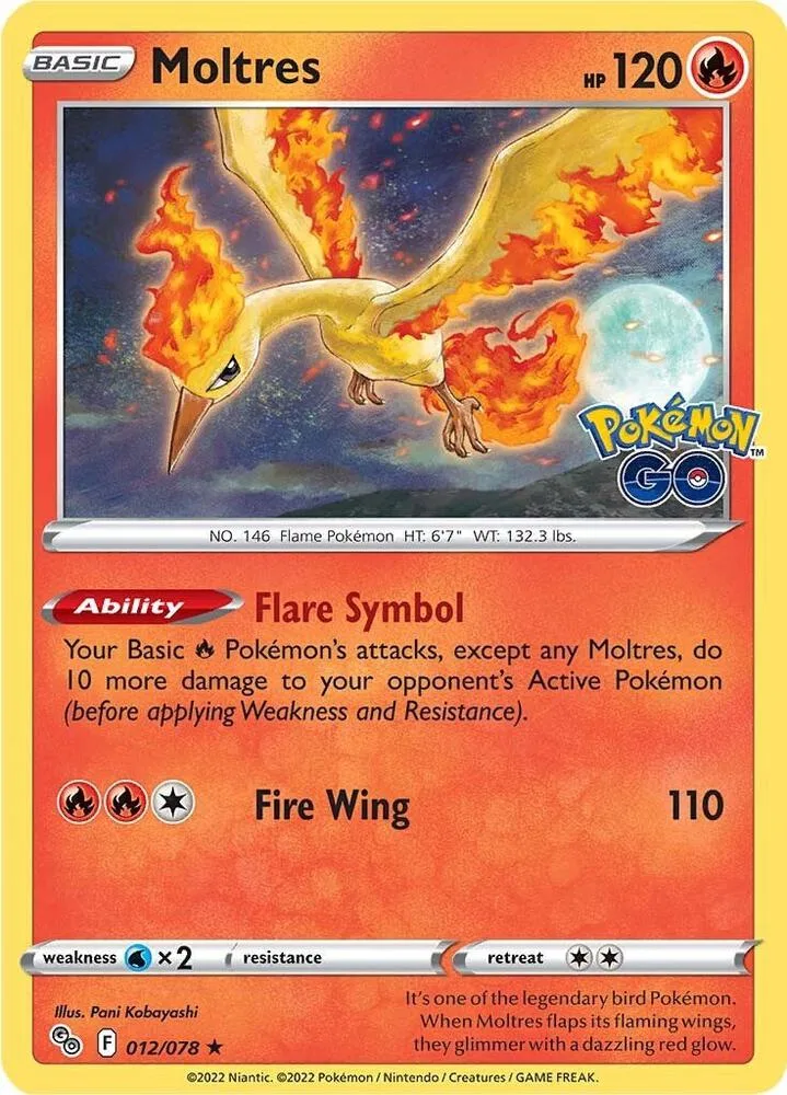 Moltres card front