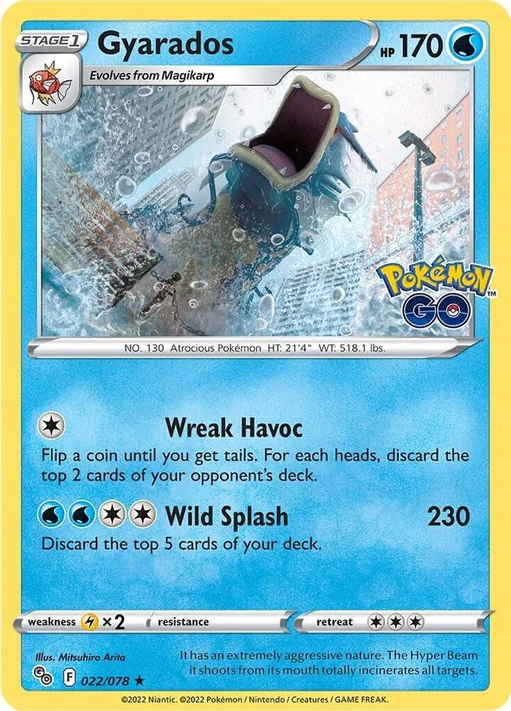 Gyarados card front