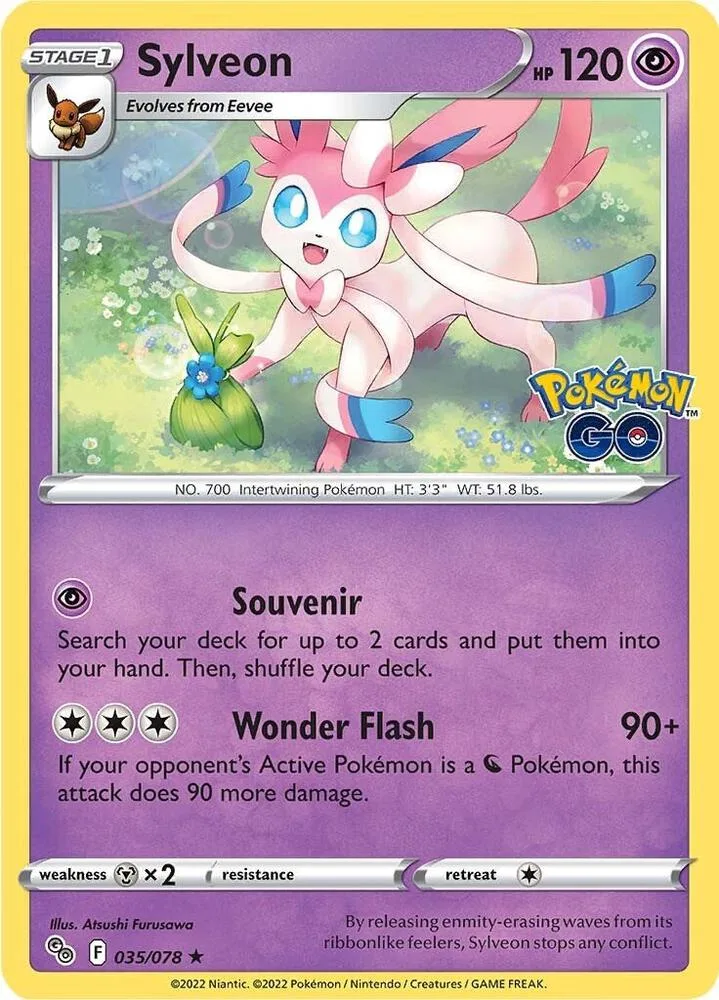 Sylveon card front