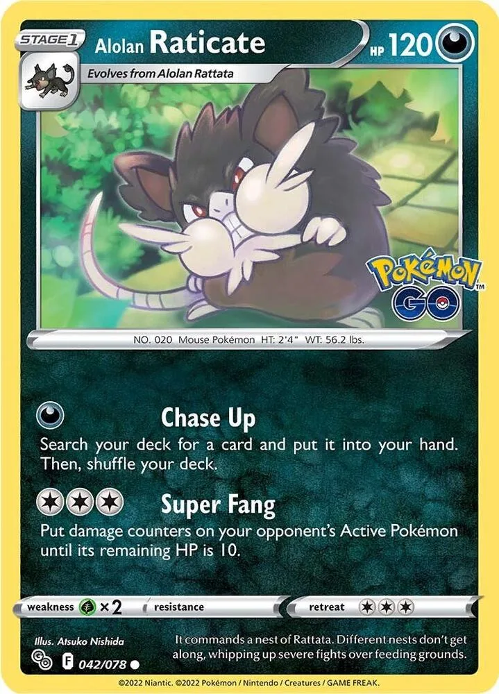 Alolan Raticate card front