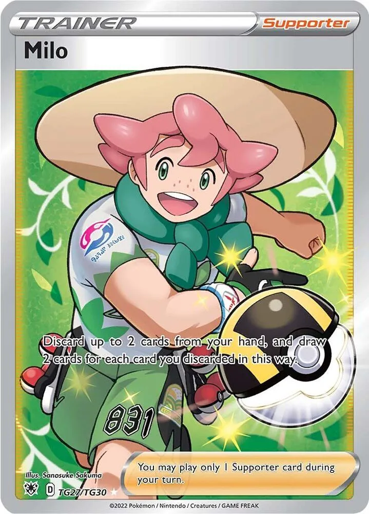 Milo card front