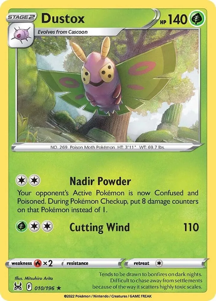 Dustox card front