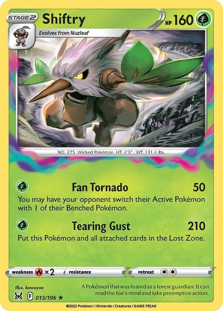 Shiftry card front