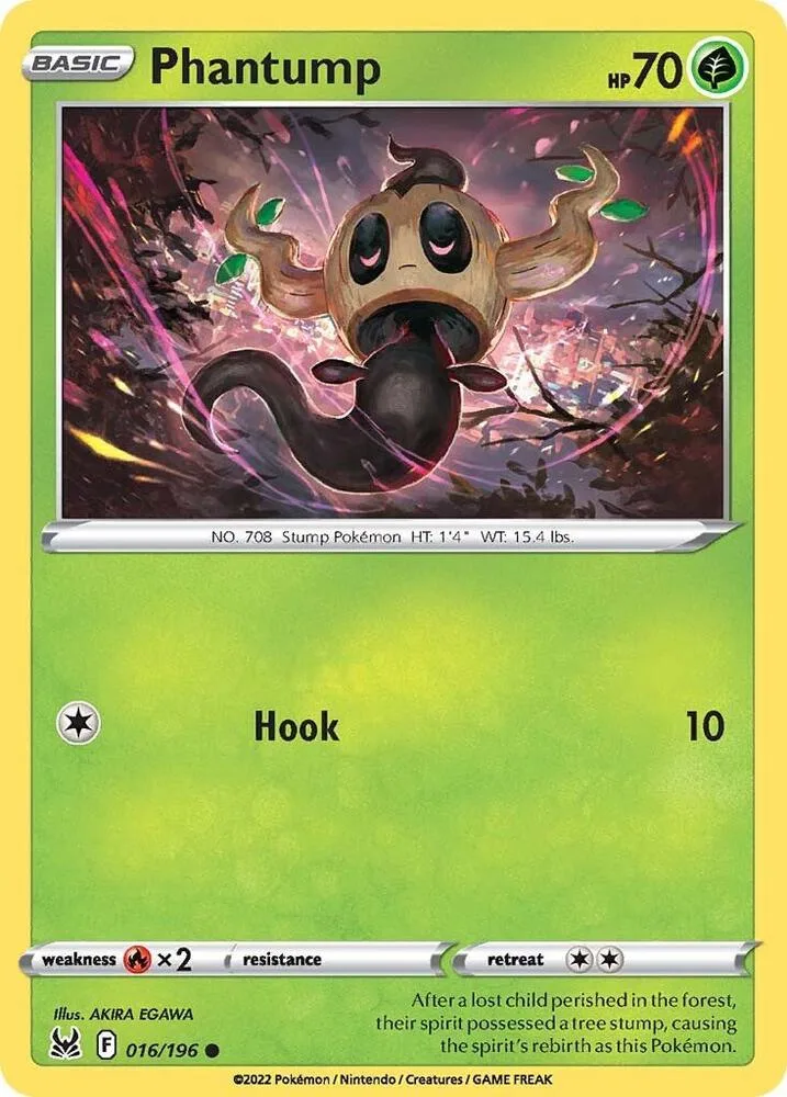 Phantump card front
