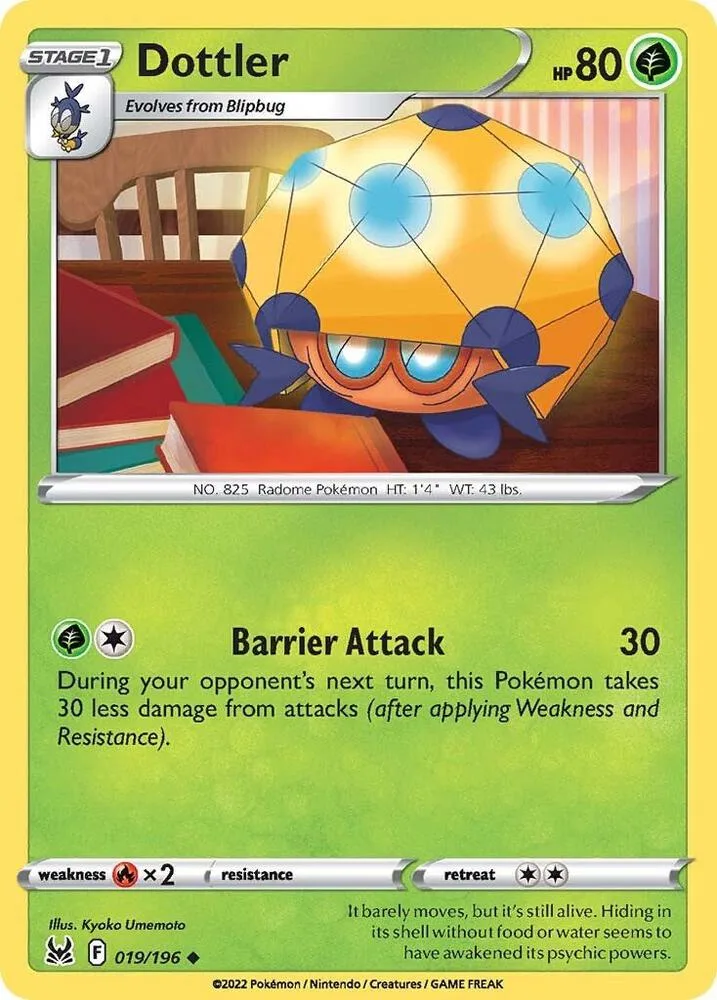 Dottler card front
