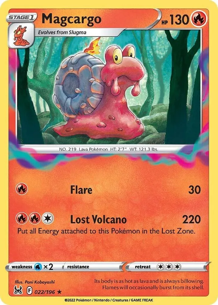 Magcargo card front