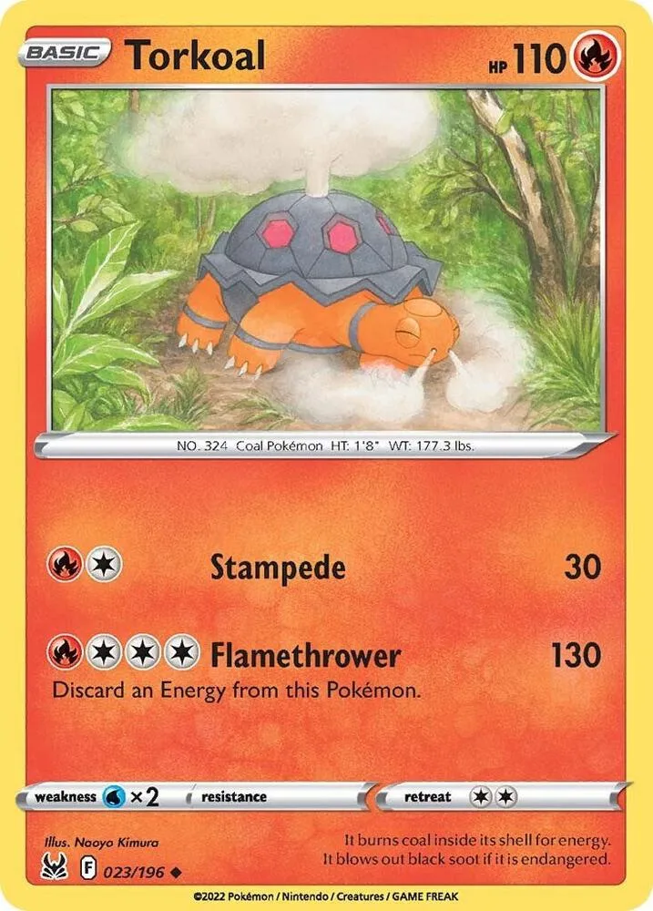 Torkoal card front