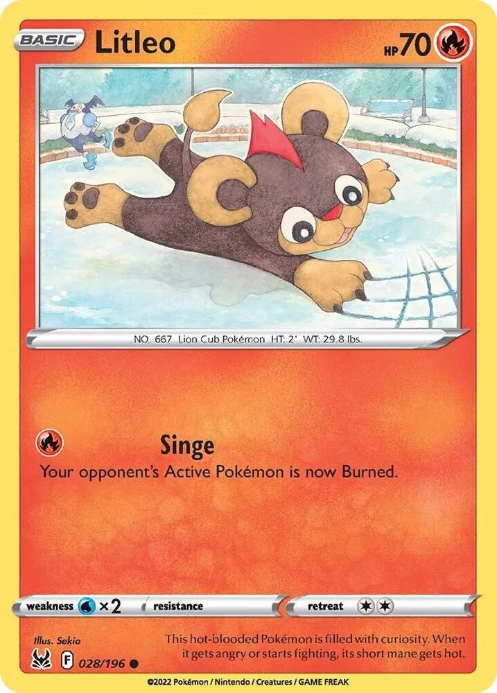 Litleo card front