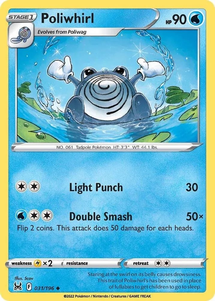 Poliwhirl card front