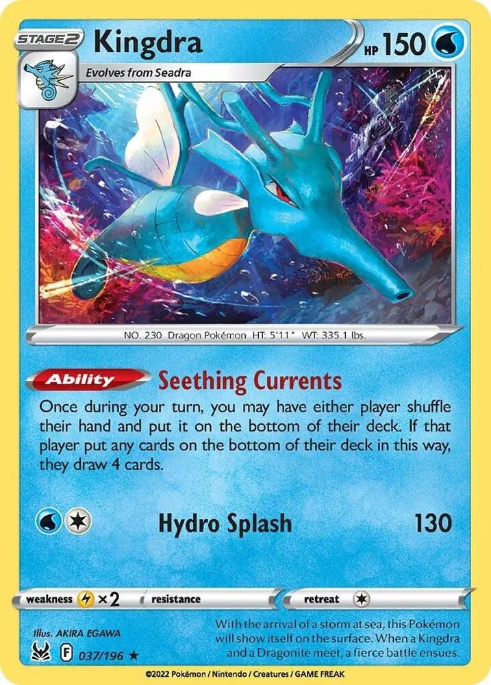 Kingdra card front