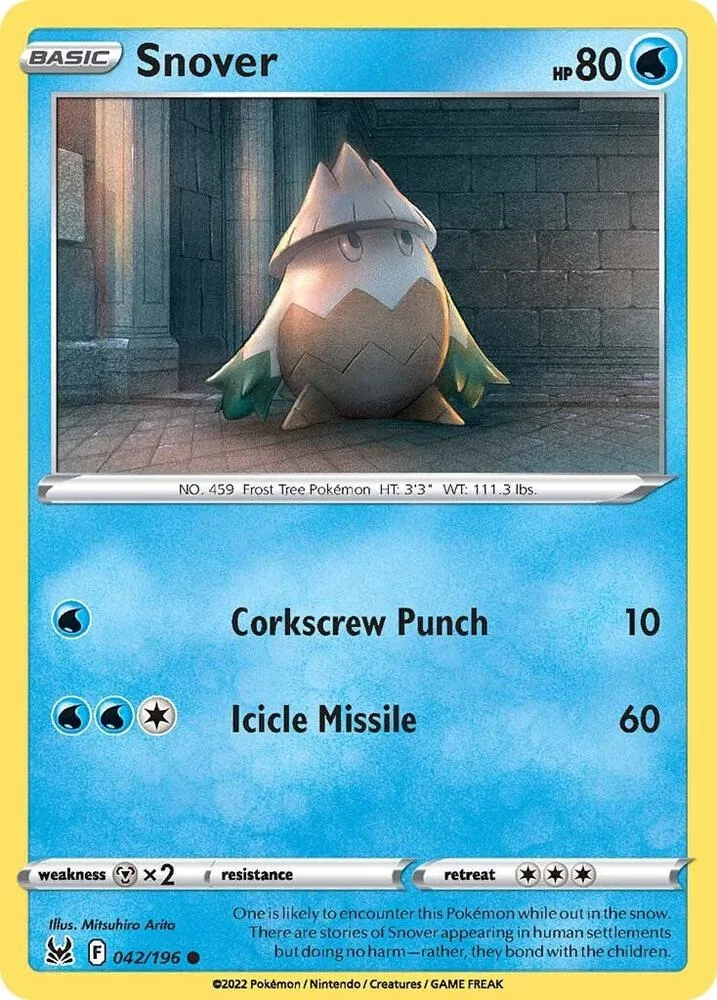 Snover card front
