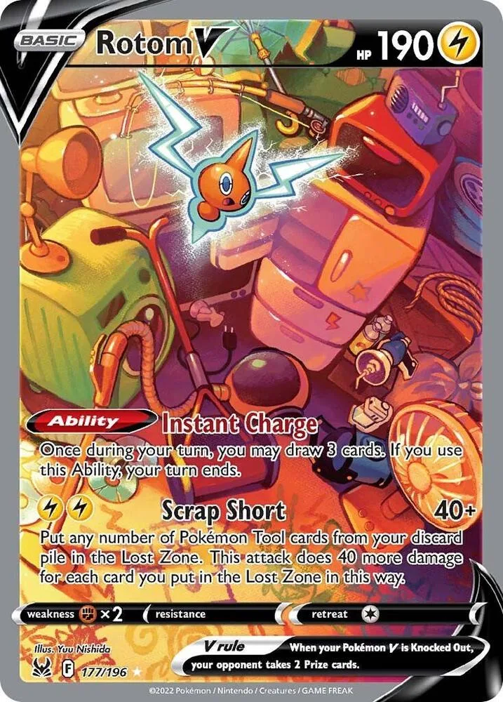 Rotom V (Alternate Full Art) Holofoil card