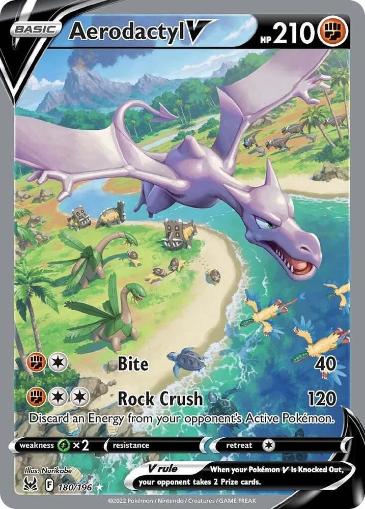 Aerodactyl V (Alternate Full Art) Holofoil card
