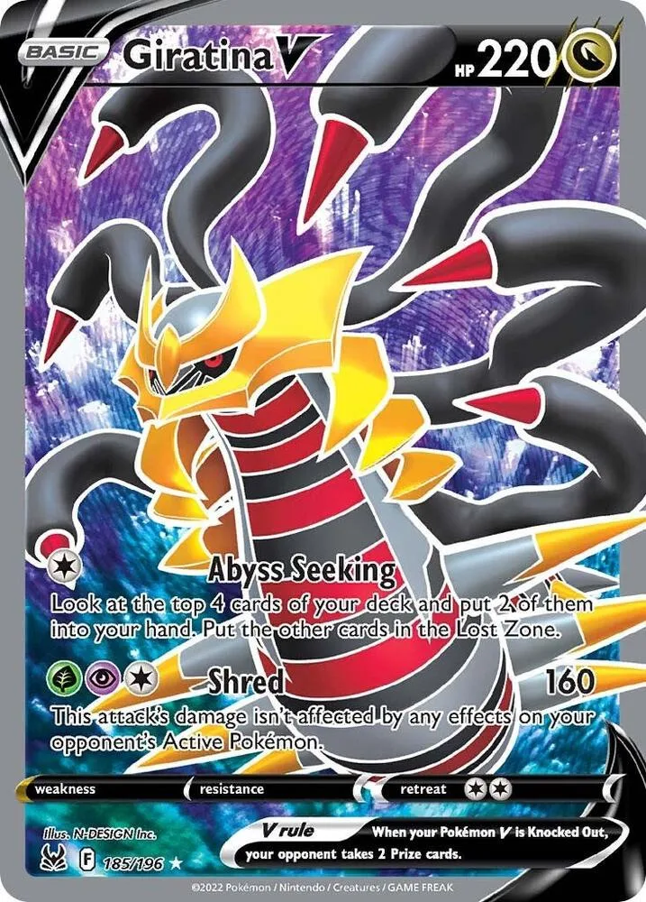 Giratina V (Full Art) Holofoil card