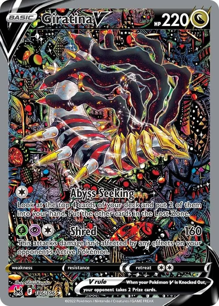 Giratina V (Alternate Full Art) Holofoil card