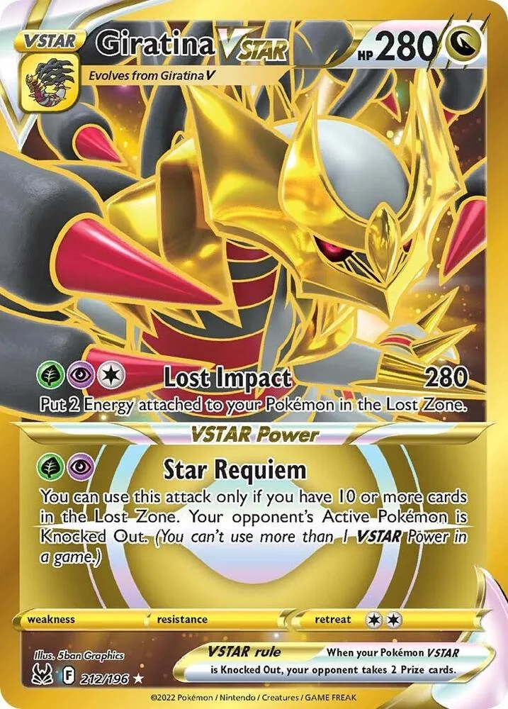 Giratina VSTAR (Secret) Holofoil card