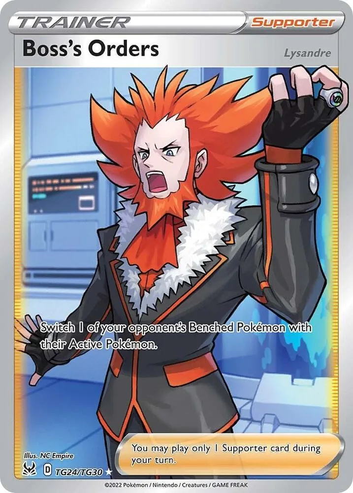 Boss's Orders card front