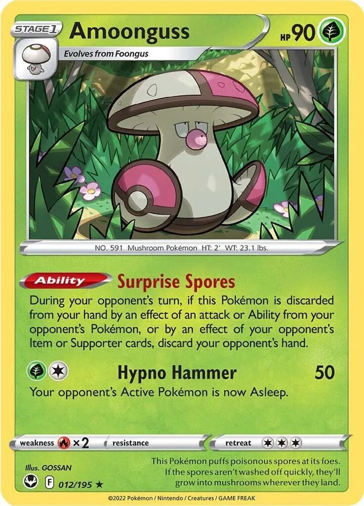 Amoonguss card front