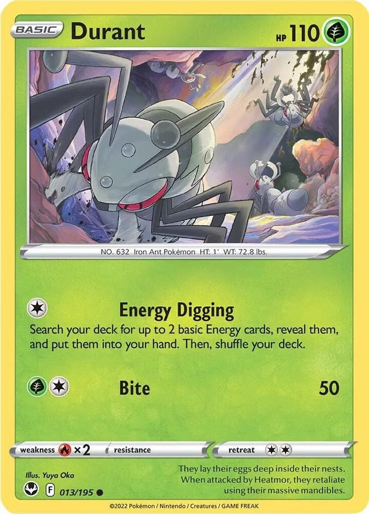 Durant card front