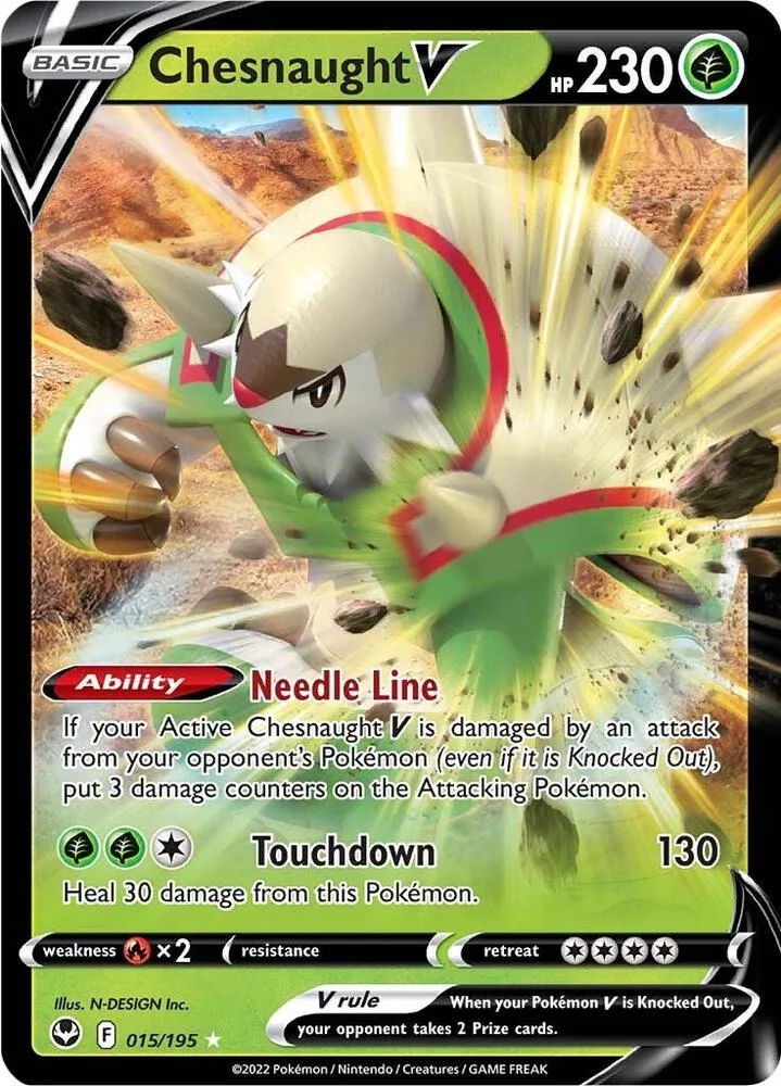 Chesnaught V card front