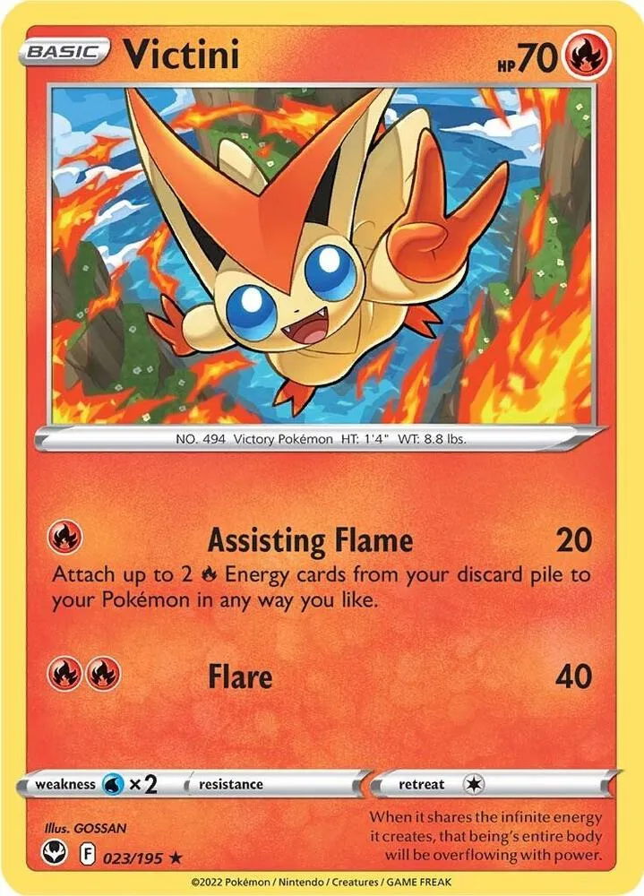 Victini card front