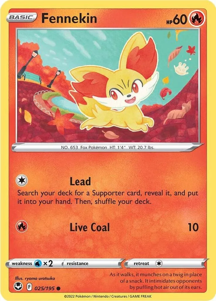 Fennekin card front