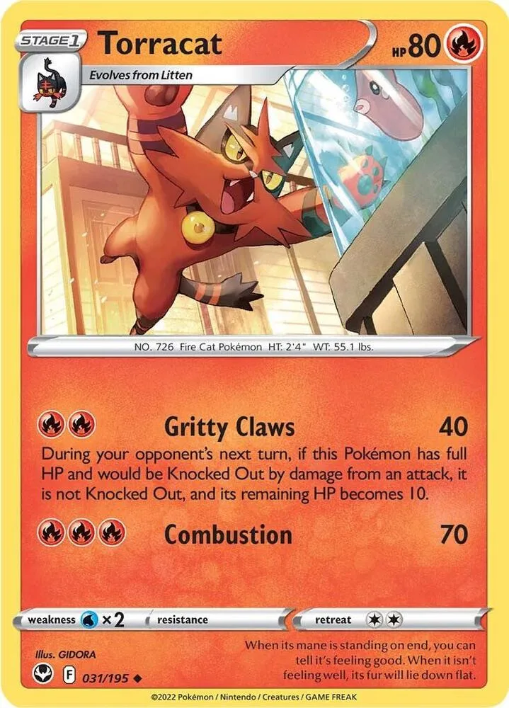 Torracat card front