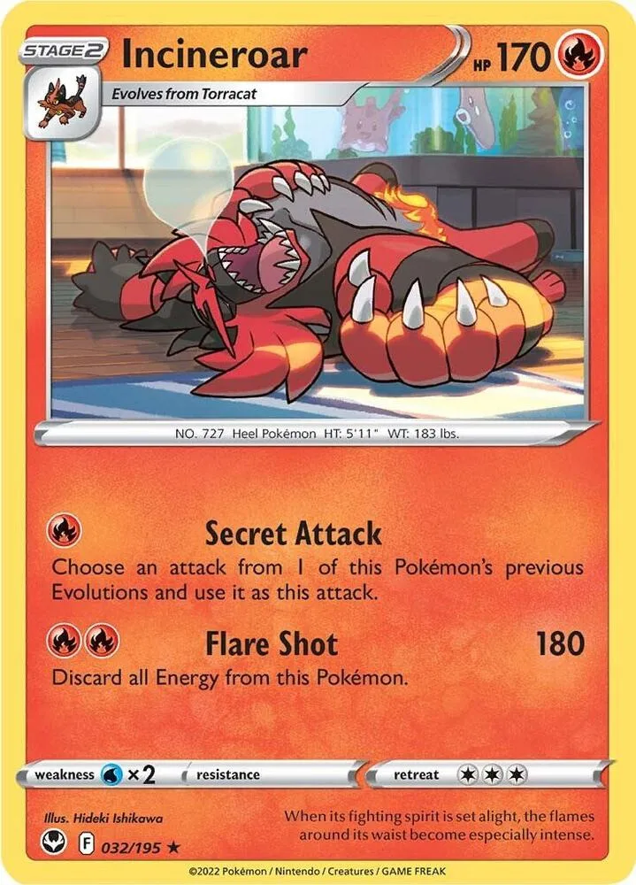 Incineroar card front
