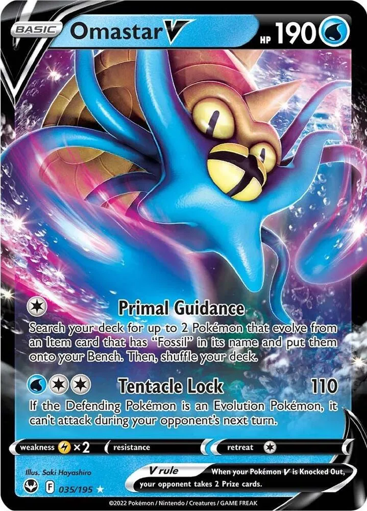 Omastar V card front