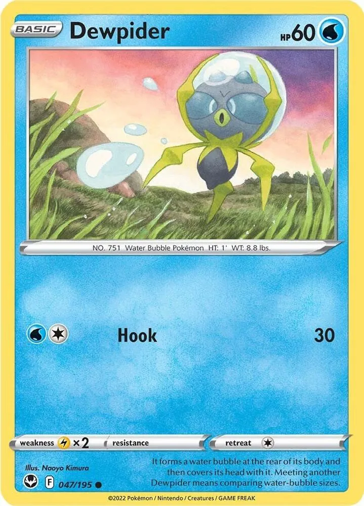 Dewpider card front