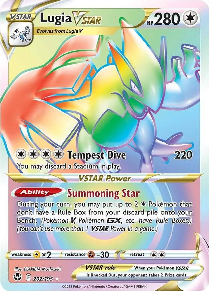 Lugia VSTAR (Secret) Holofoil card