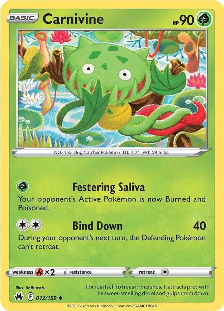 Carnivine card front