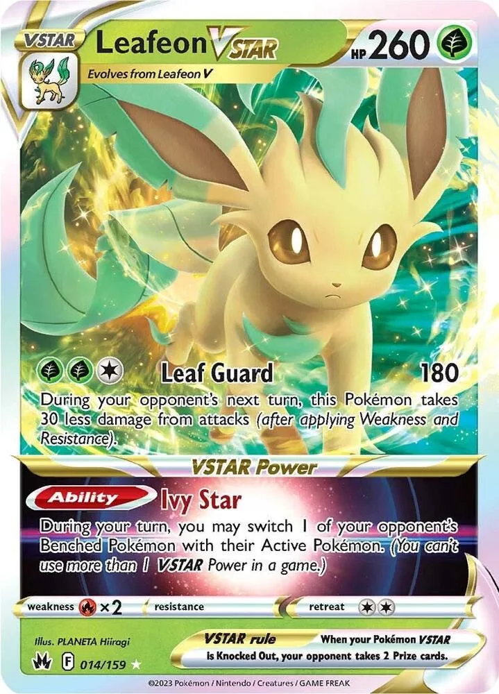 Leafeon VSTAR card front