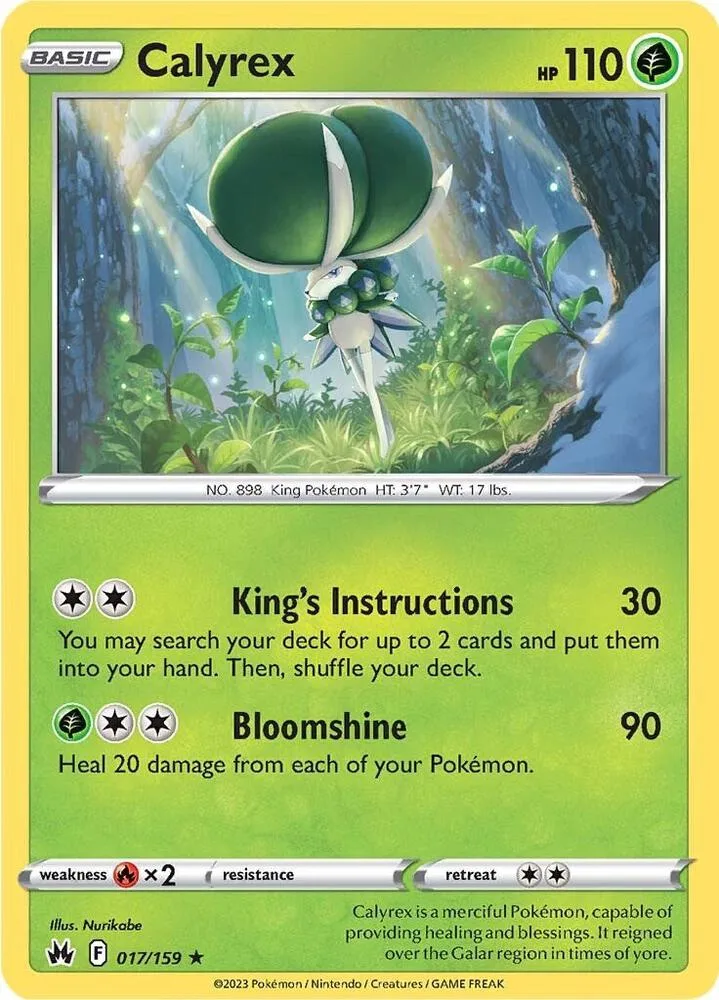 Calyrex card front