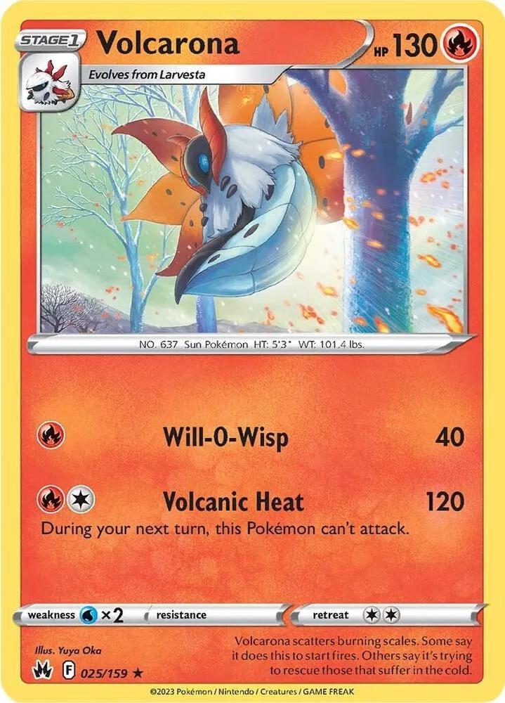 Volcarona card front