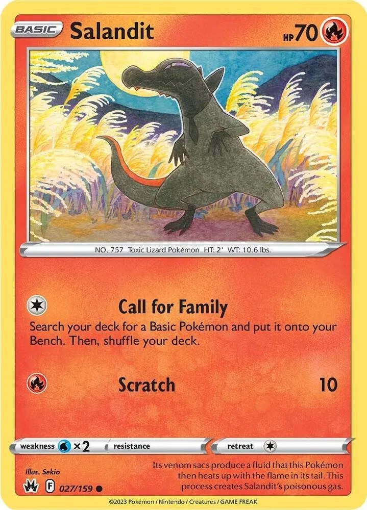 Salandit card front