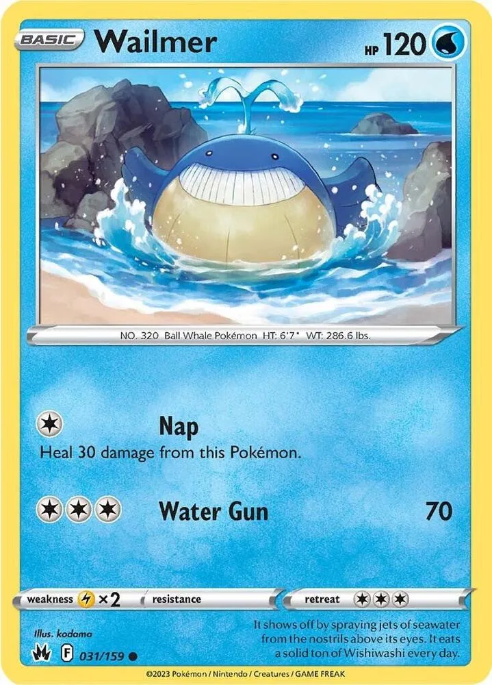Wailmer card front