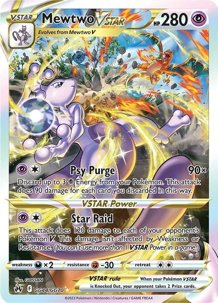 Mewtwo VSTAR card front
