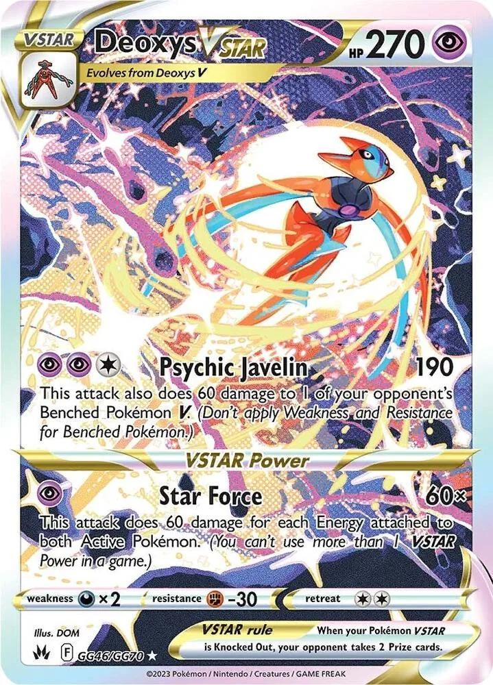 Deoxys VSTAR card front