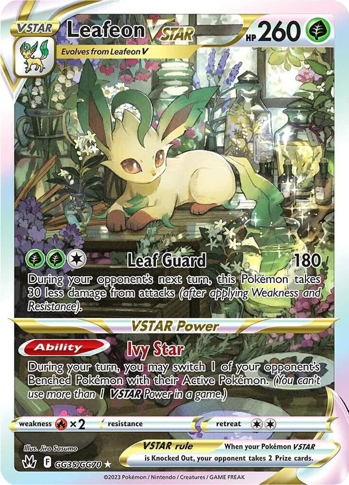 Leafeon VSTAR card front
