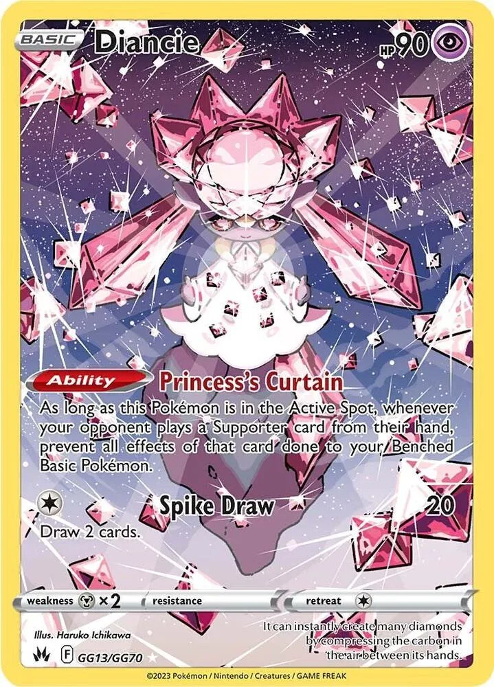 Diancie card front