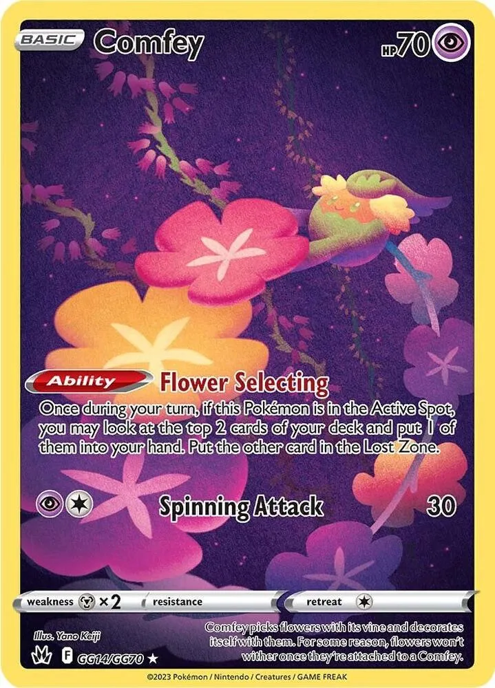 Comfey card front
