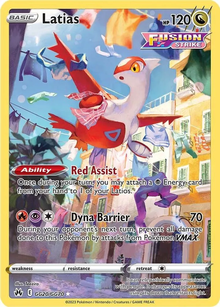 Latias card front
