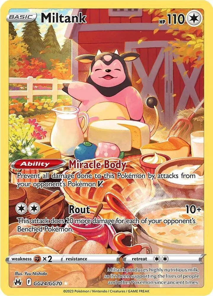 Miltank card front