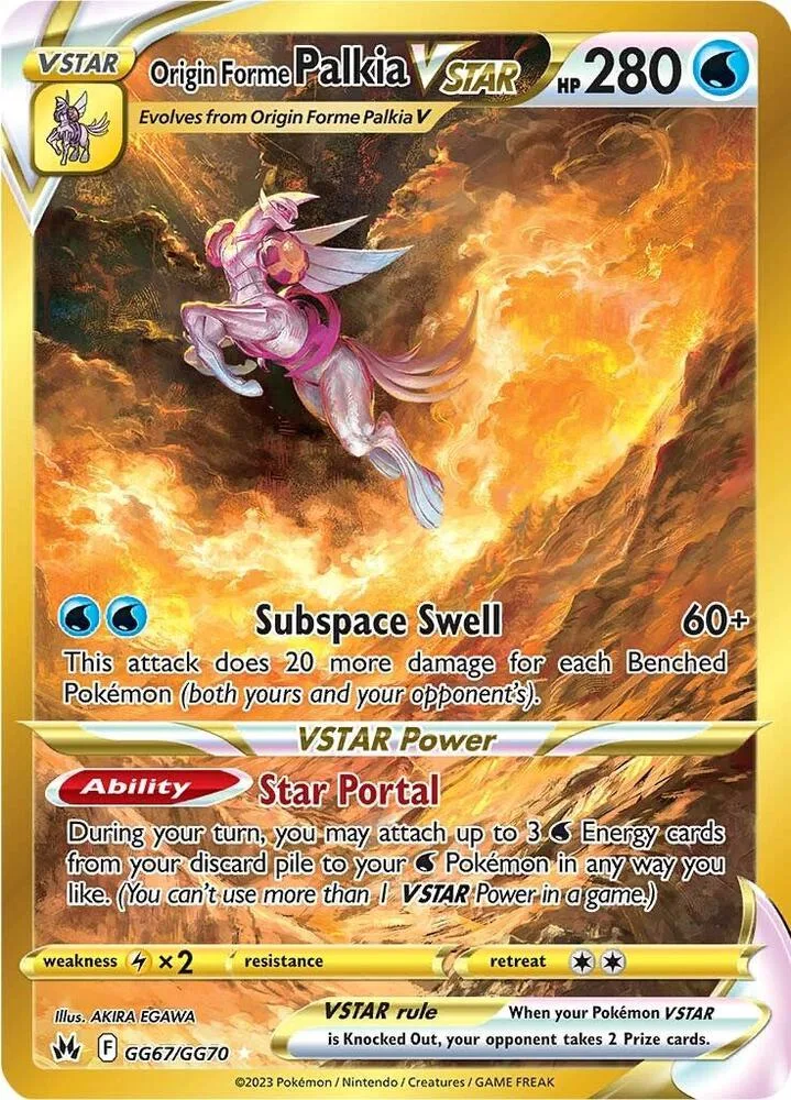 Origin Forme Palkia VSTAR (Secret) Holofoil card