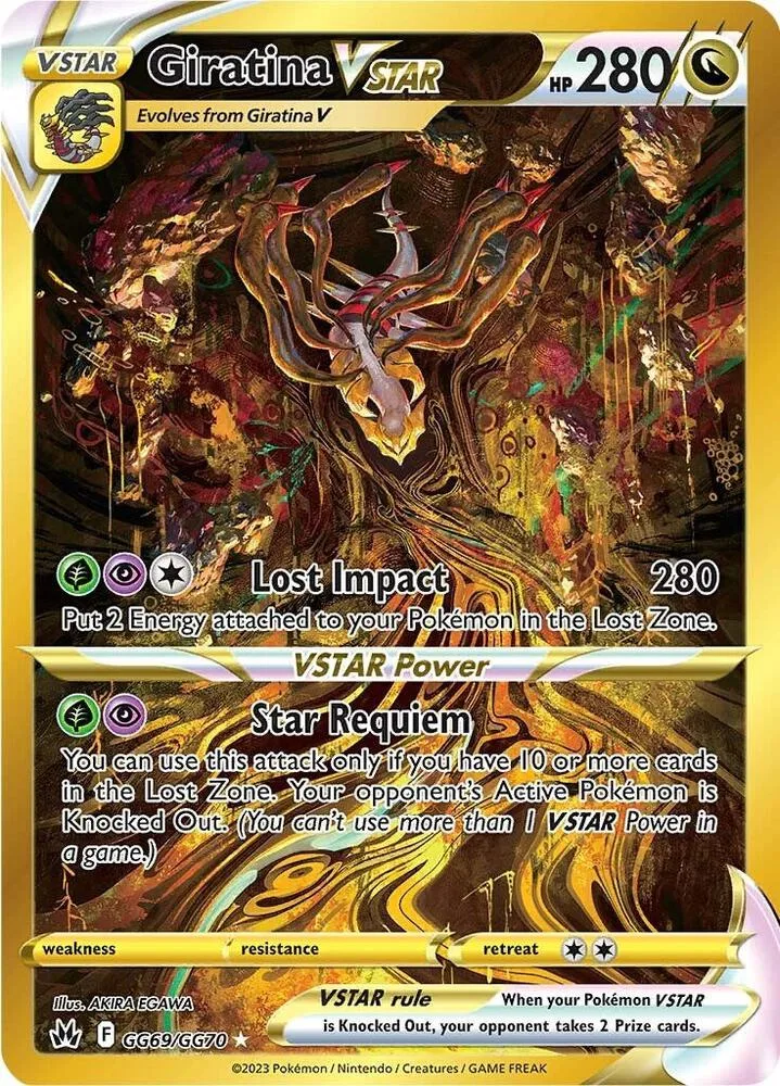 Giratina VSTAR (Secret) Holofoil card
