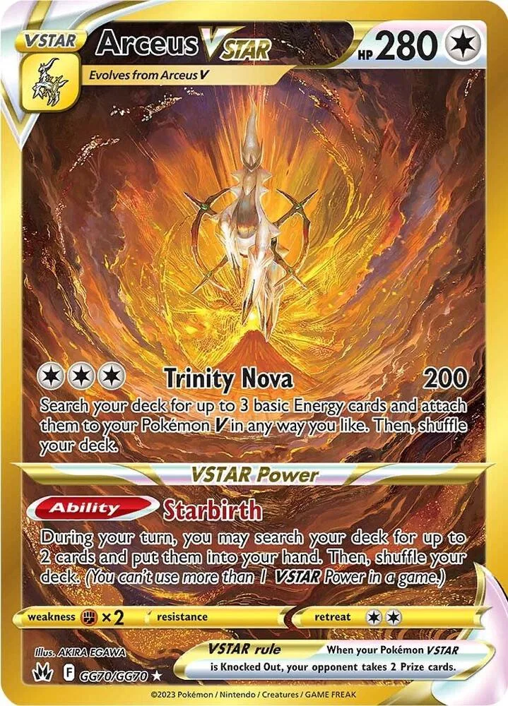 Arceus VSTAR (Secret) Holofoil card