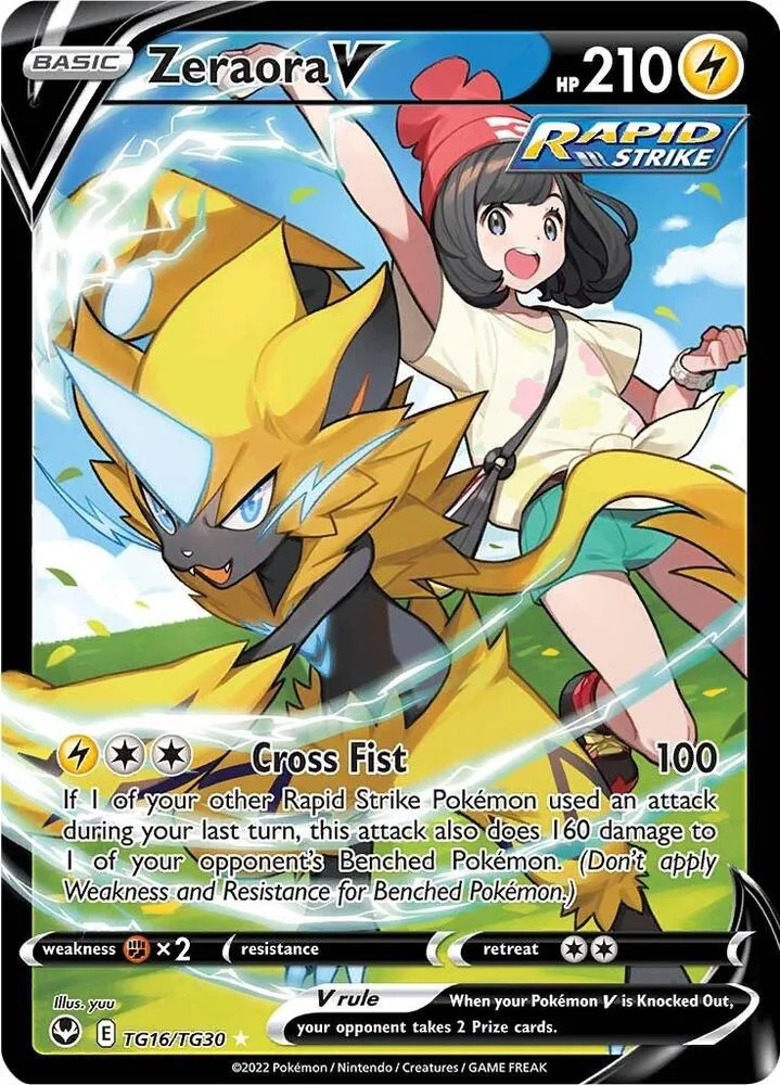 Zeraora V card front